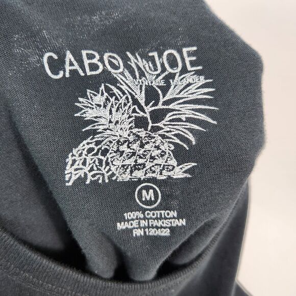 Cabo Joe Shirt Mens Sz M Black Cotton T Shirt Antique Auto Shop Mechanic Vtg Car - Picture 4 of 4